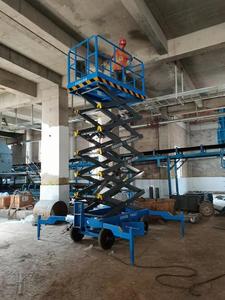 Elevador de construcción certificado CE 16m 14m 12m 10m 8M 6m Plataforma DE TRABAJO elevadora de tijera hidráulica Tijera eléctrica Trabajo aéreo móvil - Product Image 5