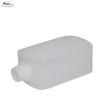 Bouteille en plastique PE multi-usages 1000ml Bouteille de liquide nettoyante carrée en plastique portable