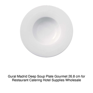 Assiette creuse gourmet Madrid 26,8 cm Gural - Product Image 2