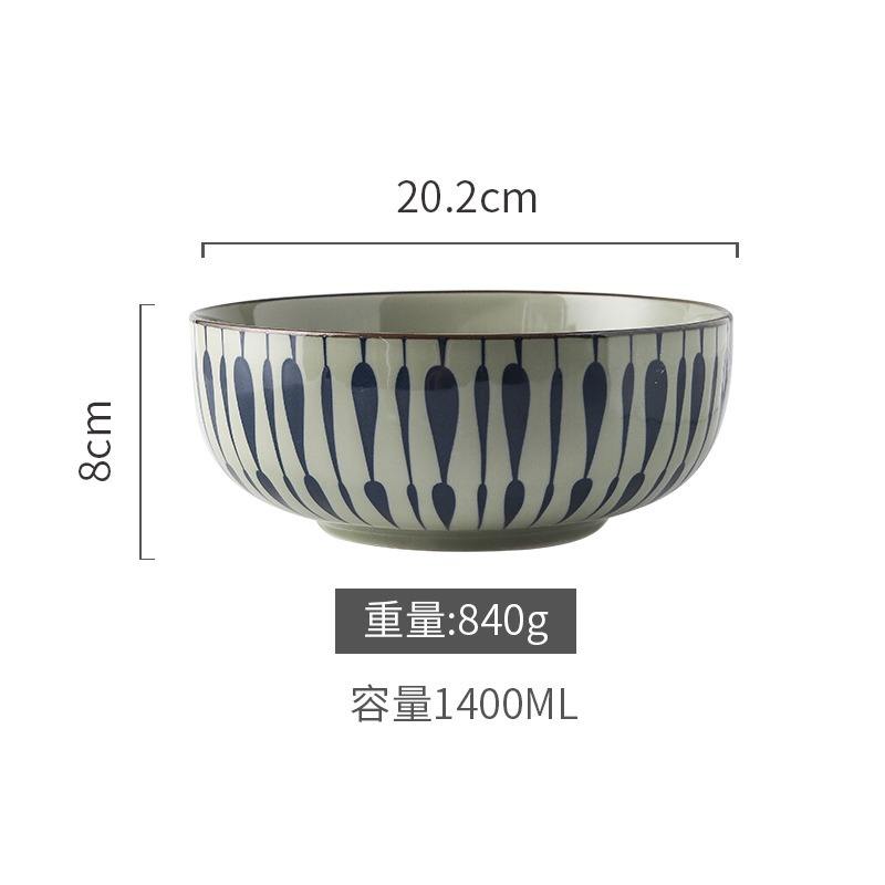 Bol de nervures de 8 pouces