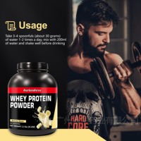 Cross Border ekspor penjualan laris bubuk Protein Whey rasa pisang esensial untuk pabrik kebugaran langsung penjualan