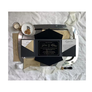 Invitations de modèle clair 2024 verre carte de <span class=keywords><strong>parchemin</strong></span> de crédit pas cher cérémonie de la puberté Invitation de billette Invitations de <span class=keywords><strong>Mariage</strong></span> - Product Image 1