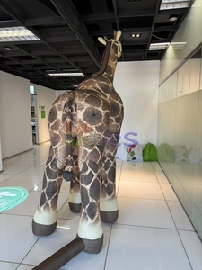 Girafe gonflable géante de 3 m de haut sur le thème de la jungle, du cinéma ou du zoo, pour la promotion et la décoration - Product Image 6