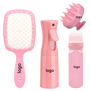 Ensemble de brosses à cheveux professionnelles pour la beauté, peigne en carbone personnalisé avec logo pour la coupe et le coiffage - Product Image 1