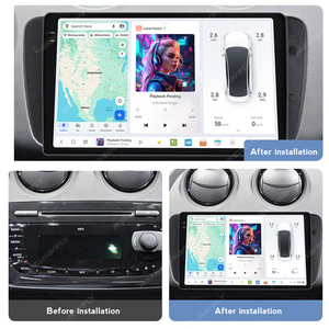 MEKEDE DUDU7 Car-play Android Auto Car Audio Radio GPS Navegación 2K Pantalla Reproductor multimedia para Seat <span class=keywords><strong>Ibiza</strong></span> 2009-2013 - Product Image 2
