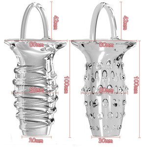 Funda de Cristal <span class=keywords><strong>para</strong></span> Pene, Condón Especial Reutilizable, Extensión de Pene, Condón Grueso <span class=keywords><strong>para</strong></span> Hombres <span class=keywords><strong>para</strong></span> Relaciones Sexuales de Larga Duración - Product Image 6