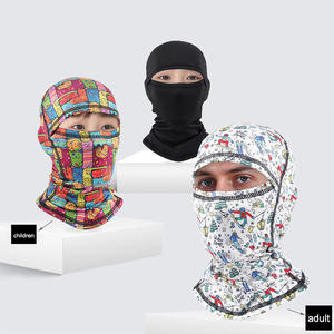 Nouveauté Masque de ski à un trou avec logo personnalisé Coupe-vent Chaud en polyester Balaclava intégral pour adulte et enfant - Product Image 3