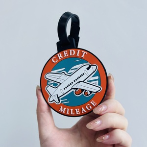 Thẻ hành lý phong cách mới 2025 với động vật xinh xắn và động vật trắng cho hành lý Vali thư hoạt hình và thực vật - Product Image 1