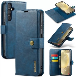 เคสโทรศัพท์หนังแบบพับได้ แม่เหล็กดูดติด ถอดออกได้ ชุบเคลือบหรูหรา สำหรับ S25 S24 S23 Ultra S22 S21 S20 S10 S9 Plus - Product Image 4