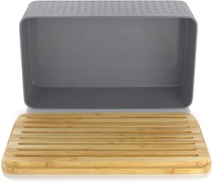 Vente en gros de grandes boîtes <span class=keywords><strong>à</strong></span> <span class=keywords><strong>pain</strong></span> empilables modernes et bon marché en fibre de bois, bac de rangement, boîte <span class=keywords><strong>à</strong></span> <span class=keywords><strong>pain</strong></span> avec planche <span class=keywords><strong>à</strong></span> découper - Product Image 4