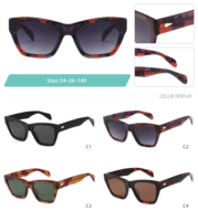 Lunettes de soleil unisexes de luxe en acétate, monture épaisse carrée, texture unique, logo personnalisé, protection UV400, collection mode 2026