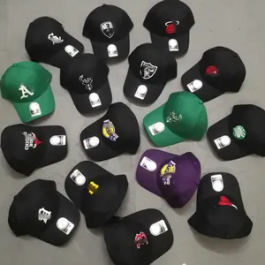 Gorras deportivas de equipo de fútbol, lavables y reutilizables, bordadas