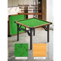 Table à manger de petite taille, table de mahjong, table à double usage pour la maison, table spéciale pour jouer aux cartes, pliable