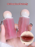 Gloss à lèvres longue tenue, végan, sans cruauté, effet brume douce, boue à lèvres mate velours, argile à lèvres unie, maquillage style mignon, échantillon gratuit