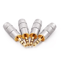 RASANTEK-Prise audio personnalisée 3.5mm, connecteur stéréo TRS pour haut-parleur, 3.5mm, 1/8 pouces, plaqué or 24K
