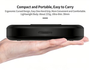 Portable Rechargeable CD Player with LCD Display Built in Speaker Headphone Jack for Home Travel Walkman Style Audio - Product Image 3