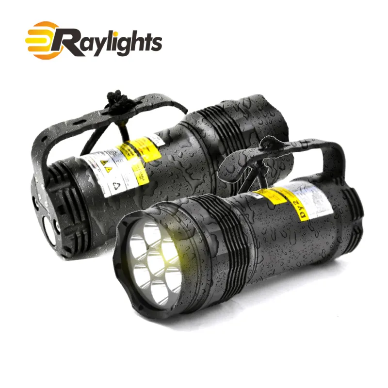 מתחת למים החזק ביותר LED צלילה פנס 4000 Lumens 3 X T6 צלילה Led פנס עמיד למים לפיד