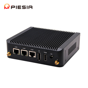 Piesia Celeron J1900 J1800 e3845 Nano Mini PC <span class=keywords><strong>2</strong></span> LAN Quad Core 1 * HD/dp 4 * USB 1 * RS232 x86 Máy tính để bàn Barebone Thin Client Mini PC - Product Image 1