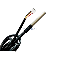 LEIXINRUI Original Sensor Suhu DS18b20 Tahan Air dengan Kemasan Baja Tahan Karat 18B20 1M 2M 5M DS18B20
