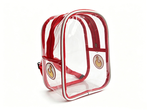 High Quality Transparent Clear School <b>Backpack</b> Water-Resistant PVC Plastic <b>Backpack</b> Reinforced Shoulder Straps - Product Image 1