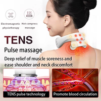 Meilleure Vente 2026 Masseur Électrique Intelligent Rechargeable pour le Cou et le Dos, Masseur Électrique pour le Cou et les Épaules avec Fonction Chauffante