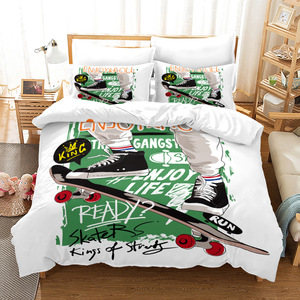 Juego de ropa de cama de estilo Hippie para niños y adolescentes, edredón de estilo Hip-Hop para jóvenes, actividades de ocio - Product Image 2