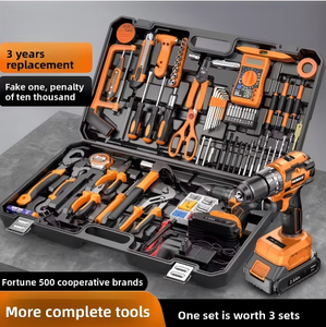 Kit Trapano Senza Fili |   <span class=keywords><strong>Set</strong></span> di <span class=keywords><strong>Attrezzi</strong></span> Multiuso per Riparazioni Hardware |   <span class=keywords><strong>Set</strong></span> di <span class=keywords><strong>Attrezzi</strong></span> Combinati per Auto ed Elettricisti, Kit di Utensili Elettrici per <span class=keywords><strong>Casa</strong></span> - Product Image 2