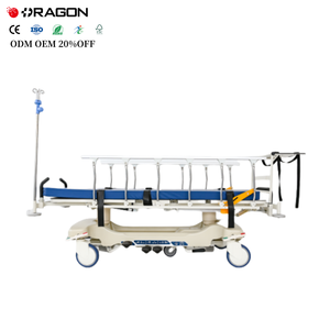 Camilla para pacientes, carretilla de altura ajustable, camilla de acero inoxidable, ABS carretilla de emergencia, Camilla <span class=keywords><strong>Manual</strong></span> para <span class=keywords><strong>Hospital</strong></span> - Product Image 3