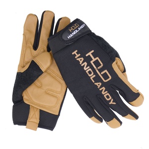 PRI Găng Tay Lao Động Da Cừu Hai Lòng Bàn Tay Chống Rung Chống Rung Độ Khéo Léo Cao - Product Image 2