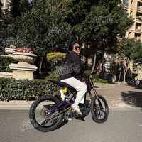 Moto tout-terrain Surron 10000W avec batterie au lithium longue portée, modèle Light Bee X 2026, en promotion