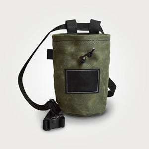 Sac à craie d'escalade en toile cirée imperméable et durable, personnalisé par l'usine OEM, pour salle de sport d'escalade et blocs d'escalade - Product Image 4