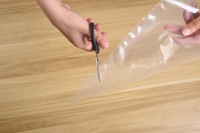 Einweg-Kunststoff-Spritzbeutel Backzubehör Langlebiger Spritzbeutel für Kuchen-Dekoration Sicher Verpackt