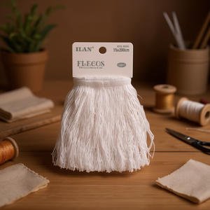 ILAN FLECO Flecos de 15x200cm Blancos para Manualidades y Decoración - Product Image 3