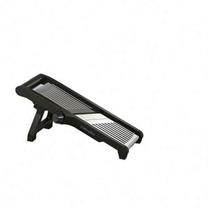 Kitchen Gadget Potato Cutter Handheld Food <b>Chopper</b> Julienne Black Stainless Steel Adjustable Mandoline <b>Vegetable</b> Slicer - Product Image 2