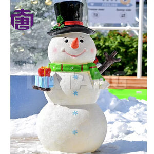 3D Snowman Motif Display <b>Light</b> Designed for Christmas Streets, Hotel Gardens and Outdoor <b>Landscapes</b> - Product Image 3
