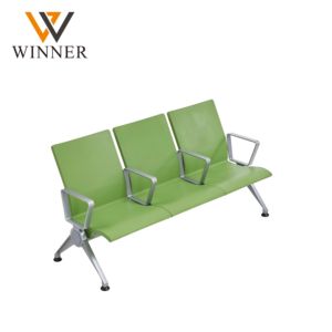 مقعد انتظار عصري من المعدن والجلد الصناعي للمطارات والمدارس والمستشفيات والمكاتب والبنوك والعيادات ومحطات الحافلات - Product Image 3