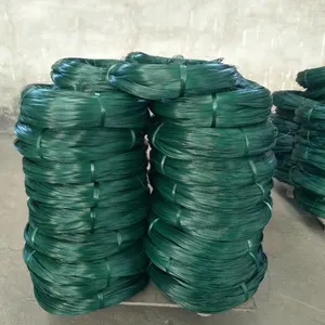 2mm 3mm pvc coated wire for making chain link fence ( Anping factory )