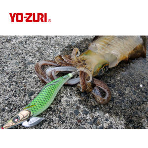 YO-ZURI Ночная свечение A1748 деревянная креветка EGI JIGS большой хвост приманка для кальмаров люя светящаяся Морская Лодка Рыбалка - Product Image 4