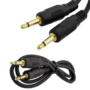 Yüksek kalite 3.5mm için 3.5mm RCA kablosu Video kablosu 3.5mm erkek 3RCA erkek tak Stereo ses kablosu