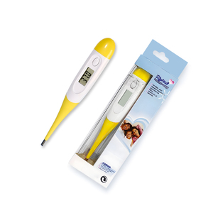Emballage Jaune Flexible Multicolore Personnalisable ℃ / ℉   Thermomètres numériques médicaux commutables pour bébés, enfants et adolescents - Product Image 4