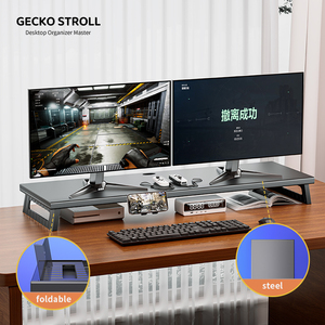 1000 mới đơn giản gấp Màn hình máy tính đứng với 90 độ nghiêng không cần cài đặt yêu cầu làm bằng thép - Product Image 1