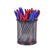 Stylo à bille Foska Classic Simple Smooth Writing, bleu, rouge, noir, pointe moyenne de 1,0 mm, longueur d'écriture de 800 m