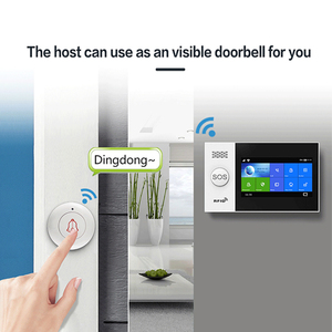 Giá Cả Cạnh Tranh Trung Quốc Sản Xuất Home Hệ Thống Báo Động Chống Trộm Wifi + 4 Gam Báo Động Không Dây Systeme - Product Image 4