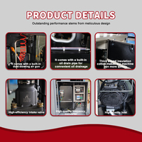 Compresor de Aire de Tornillo de Accionamiento Directo FGMI de 7.5 Kw a 250 Kw, 10 HP a 350 HP, para Uso Industrial General, Precio de Fábrica con Descuento