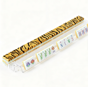 Juego de Mahjong de Lujo para Salón de Cigarros, Piezas de Acrílico Duraderas e Impermeables, Equipo de Entretenimiento para el Recreo Masculino - Product Image 4