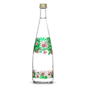 Botella de <span class=keywords><strong>Agua</strong></span> <span class=keywords><strong>Mineral</strong></span> de <span class=keywords><strong>Vidrio</strong></span> de 500 ml con Tapa de Rosca y Serigrafía, Venta Caliente Linlang - Product Image 2