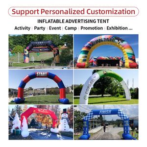 Kustom dicetak iklan tiup kaki-tahan lama luar ruangan tahan air lengkungan tiup untuk promosi efektif - Product Image 6