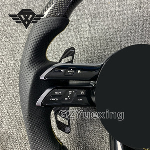 <span class=keywords><strong>Volant</strong></span> de voiture en fibre de carbone personnalisé avec palettes de changement de vitesse adapté pour Mercedes Benz W213 C238 W463 CLS C257 W205 C63 <span class=keywords><strong>AMG</strong></span> - Product Image 2