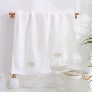 China Factory Wholesale 35*75 cm 70*140 cm Custom logo Package Hand Face <b>Bath</b> <b>Towels</b> <b>Sets</b> 100% Pure Cotton 3 Pieces <b>Towel</b> <b>Set</b> - Product Image 3