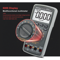 Handheld Professional Industrial Digital Voltmeter Multimeter Multitester NCV T-RMS Electric Test Meter KM-DM02 AC750V/DC1000V